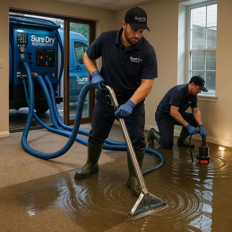 Water Extraction and Removal process in Decherd, TN